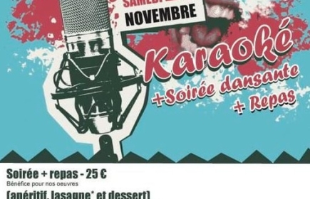 Soirée souper karaoké soirée dansante 26 novembre 2022